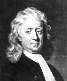 Sir Isaac Newton narozen